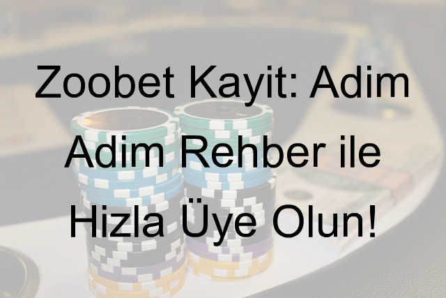Zoobet kayıt